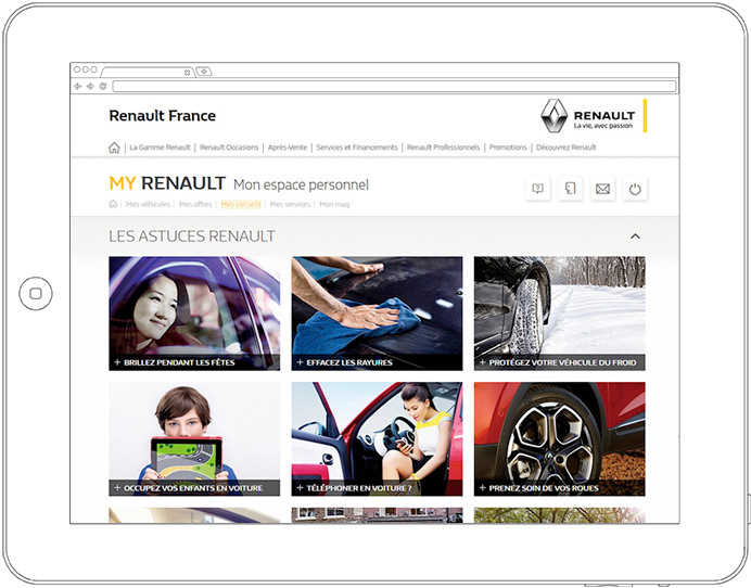 My-Renault.fr My-Dacia.fr webdesign